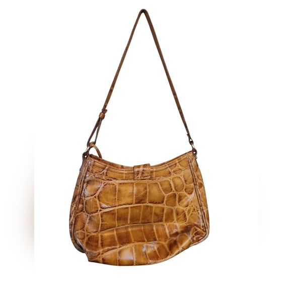 Brahmin Mustard Yellow Leather Hobo - Picture 3 of 10